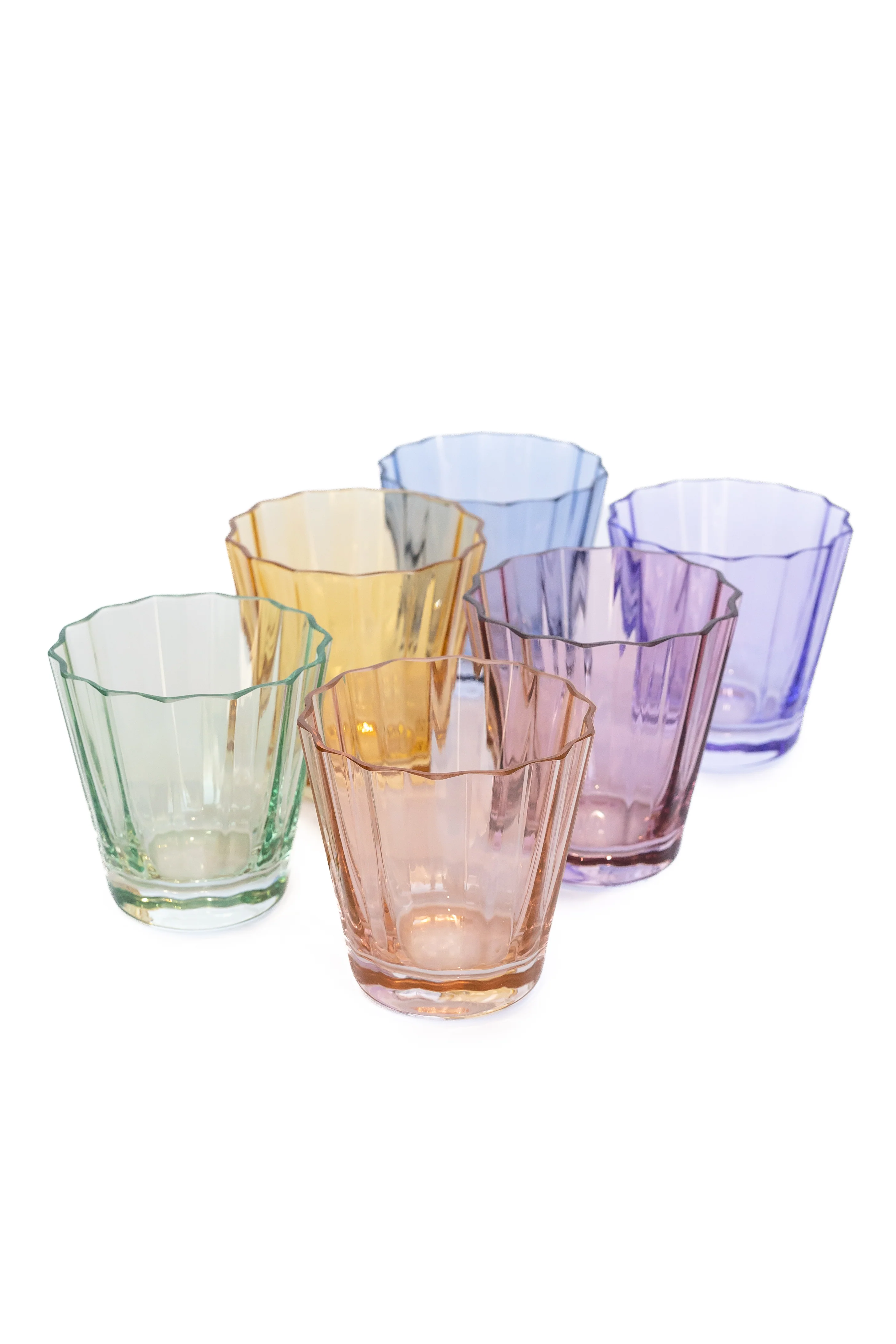 Estelle Colored Sunday Low Balls - Set of 6 {Pastel Mixed Set} - Image 4