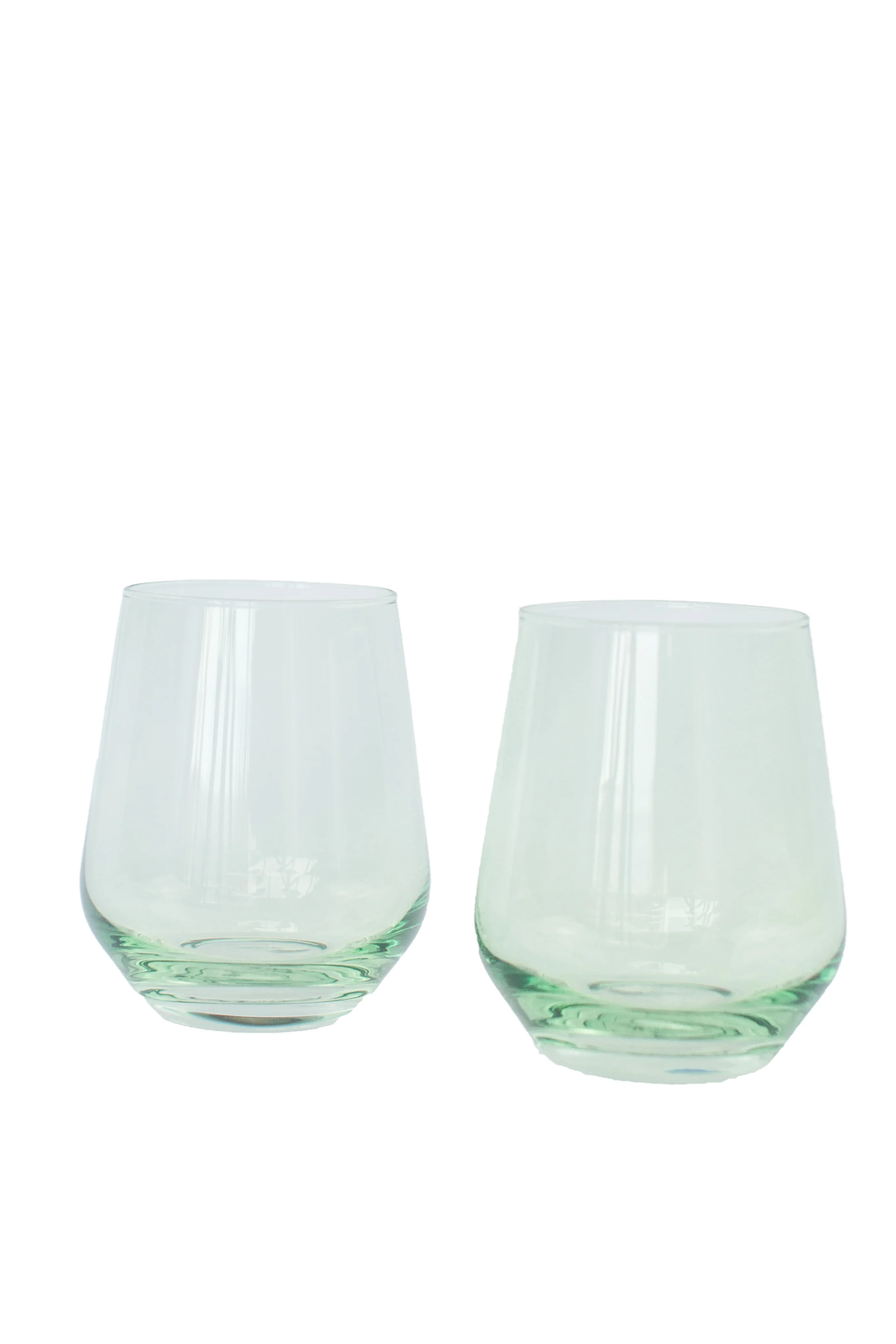 Estelle Colored Wine Stemless - Set of 6 {Mint Green} - Image 12
