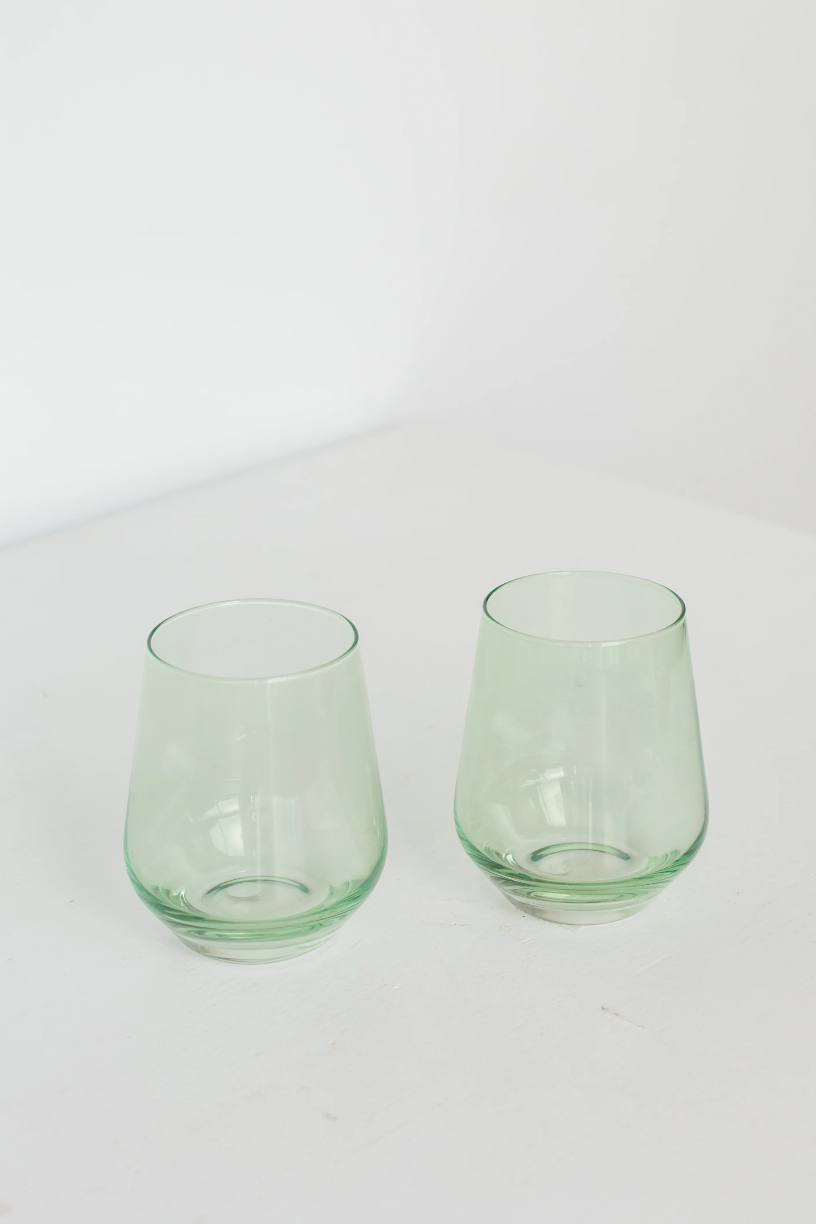 Estelle Colored Wine Stemless - Set of 6 {Mint Green} - Image 3