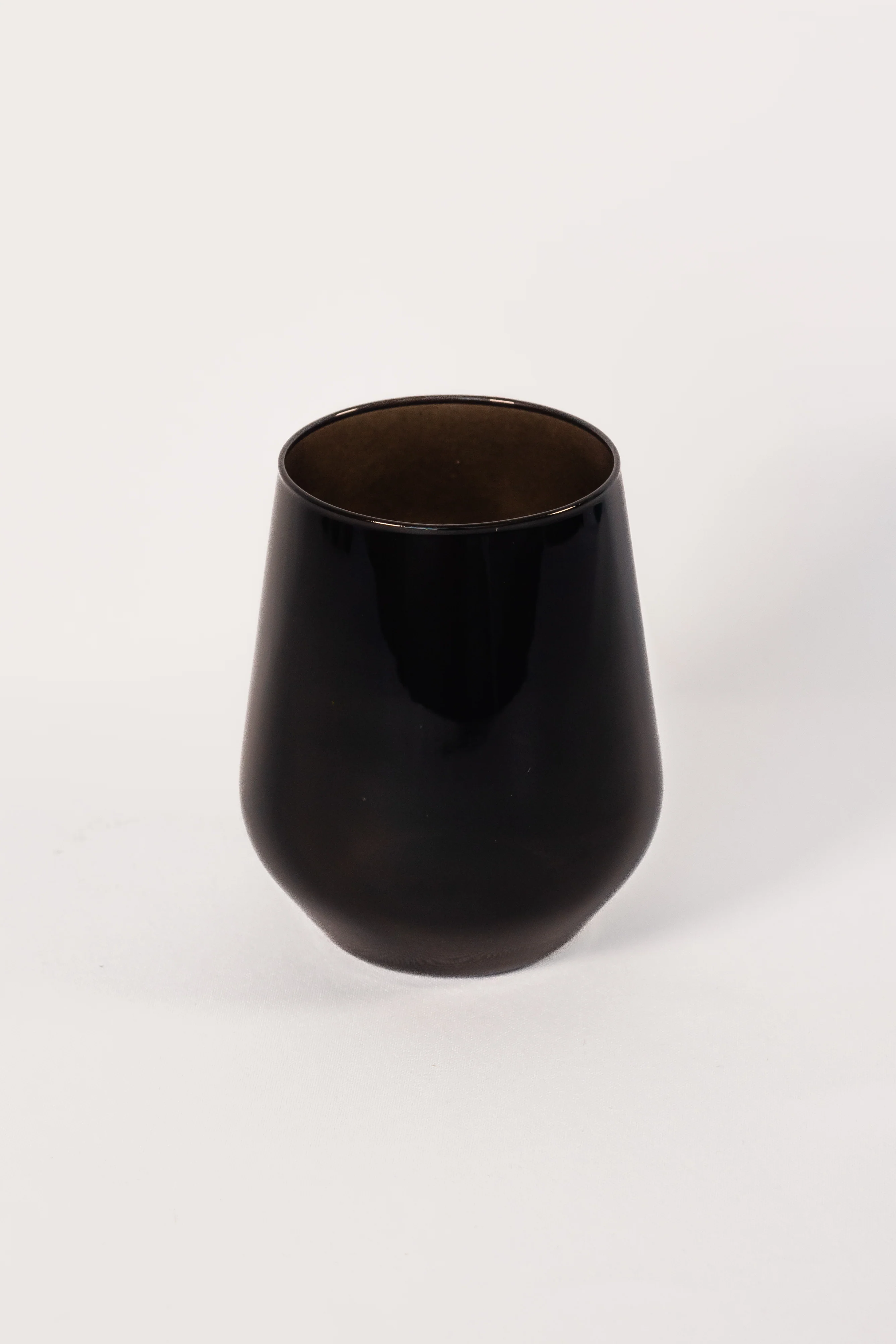 Estelle Colored Wine Stemless - Set of 2 {Black} - Image 4
