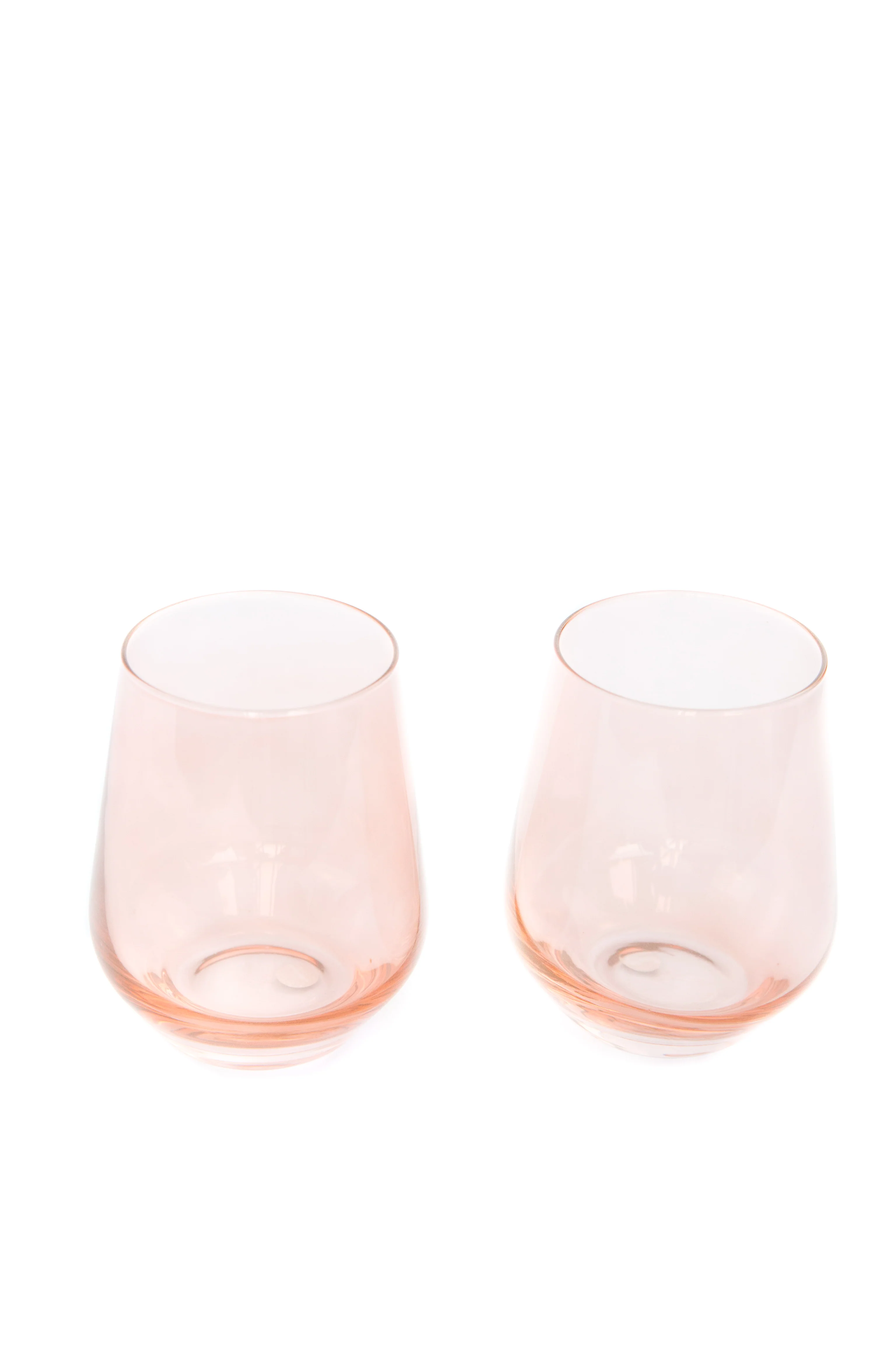 Estelle Colored Wine Stemless - Set of 2 {Blush Pink} - Image 5