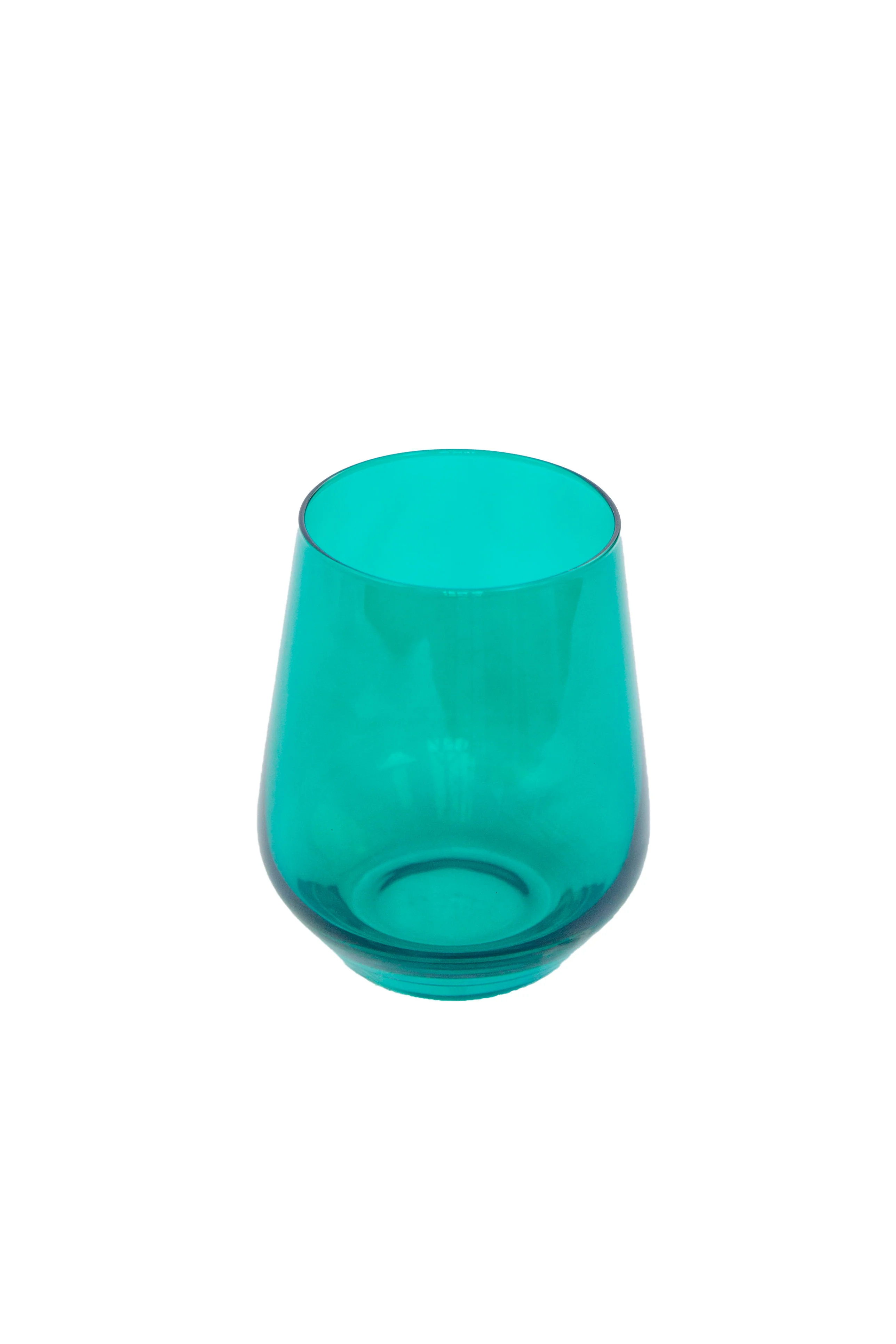 Estelle Colored Wine Stemless - Set of 2 {Emerald Green} - Image 8