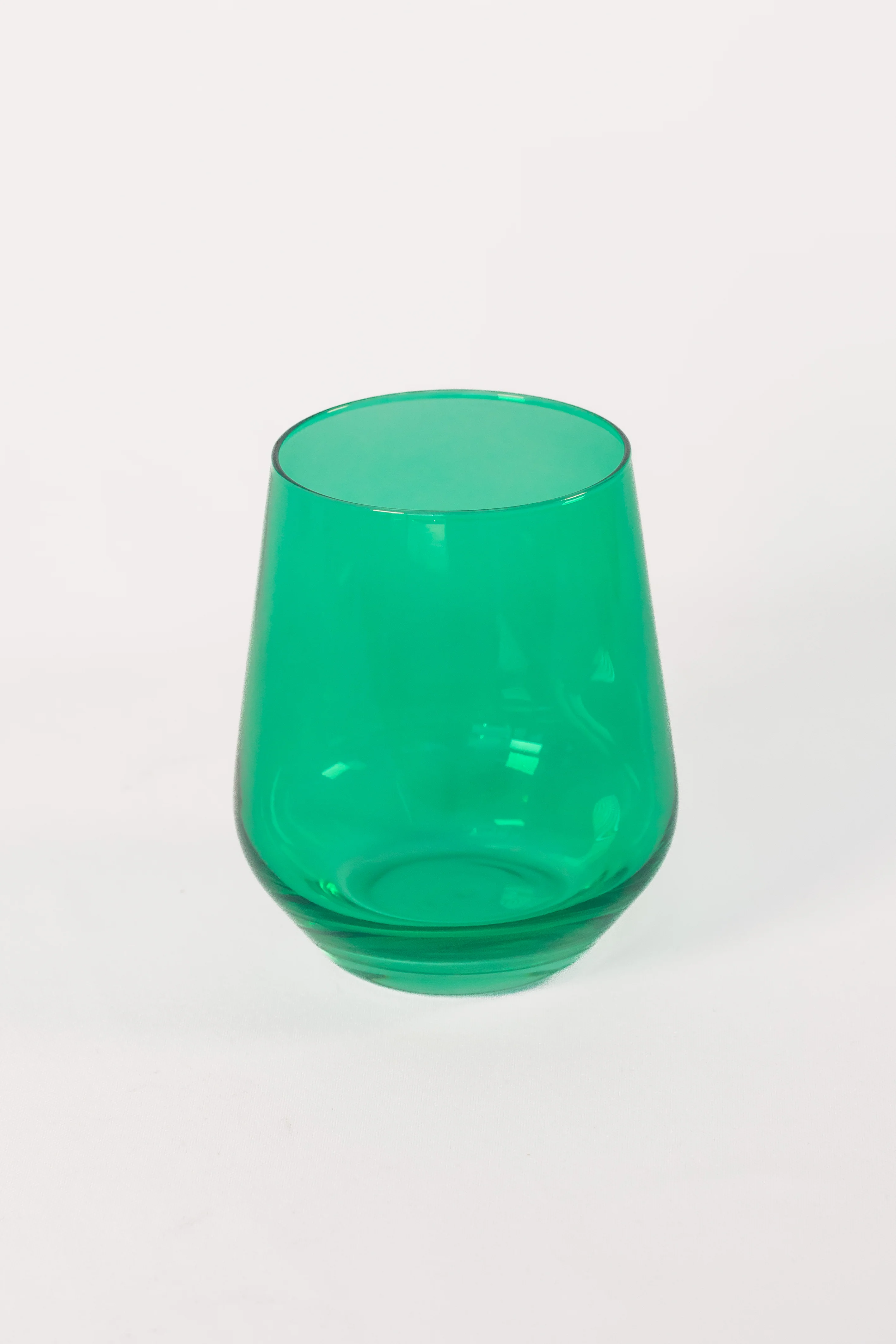 Estelle Colored Wine Stemless - Set of 2 {Kelly Green} - Image 4