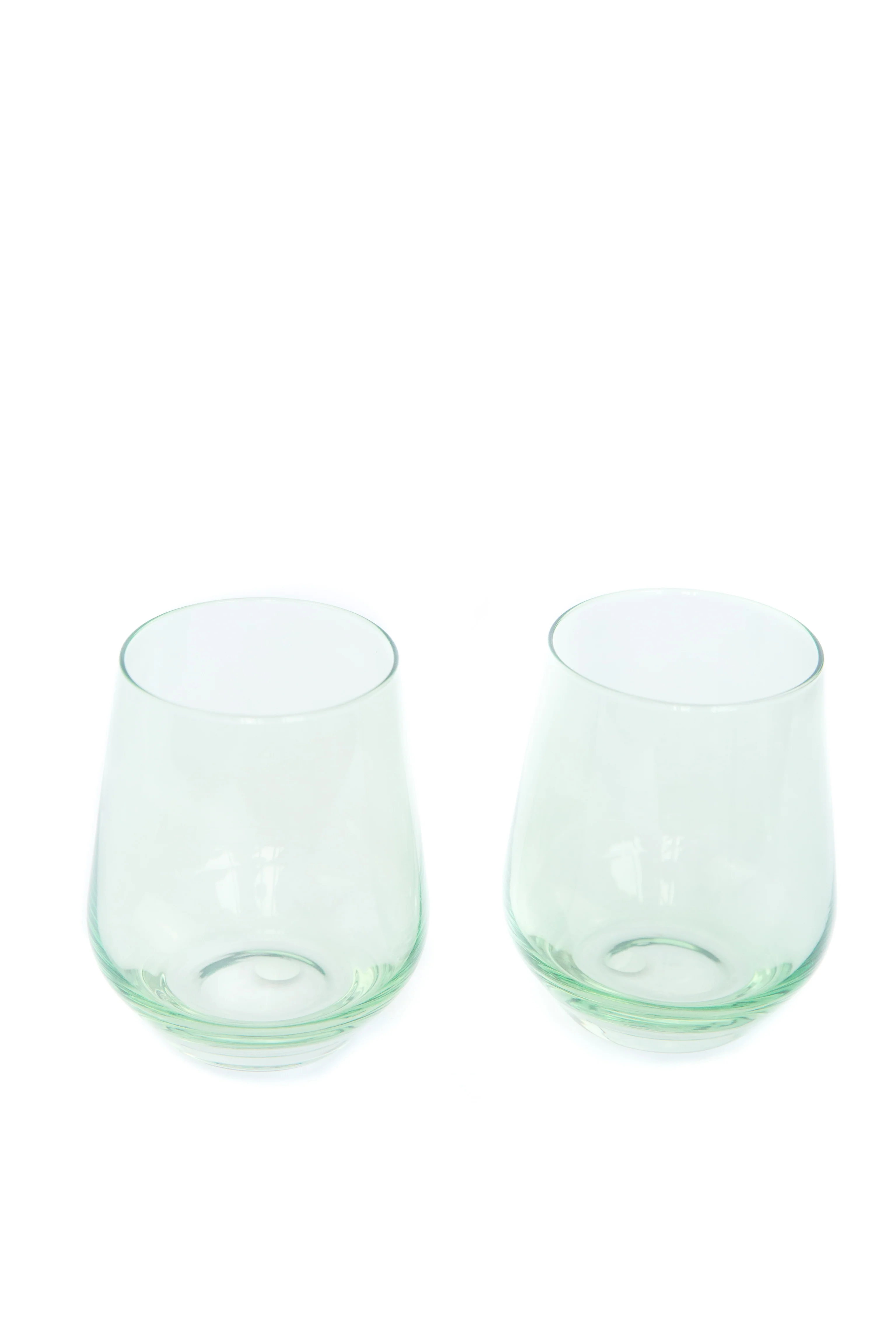 Estelle Colored Wine Stemless - Set of 2 {Mint Green} - Image 7