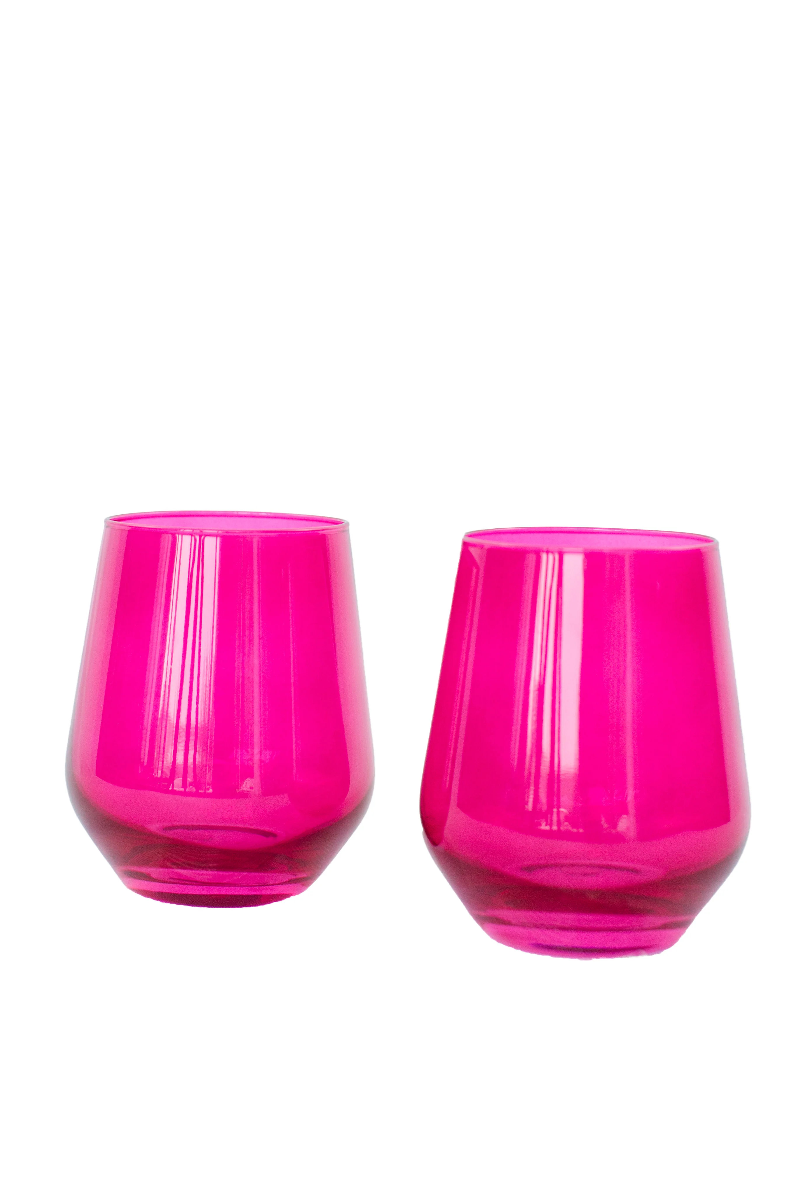 Estelle Colored Wine Stemless - Set of 2 {Viva Magenta (Our Fuchsia)} - Image 5