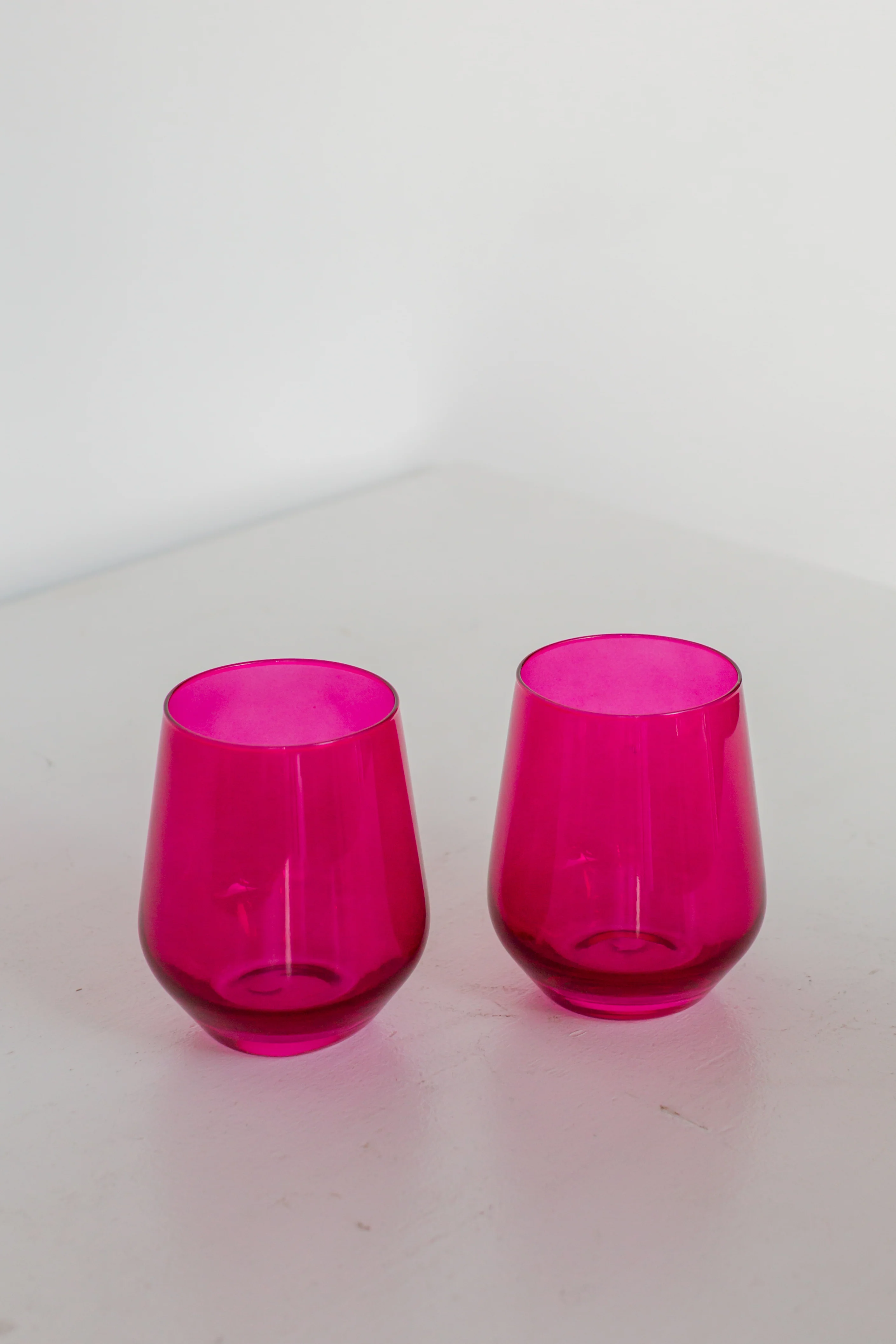 Estelle Colored Wine Stemless - Set of 6 {Viva Magenta (Our Fuchsia)} - Image 3