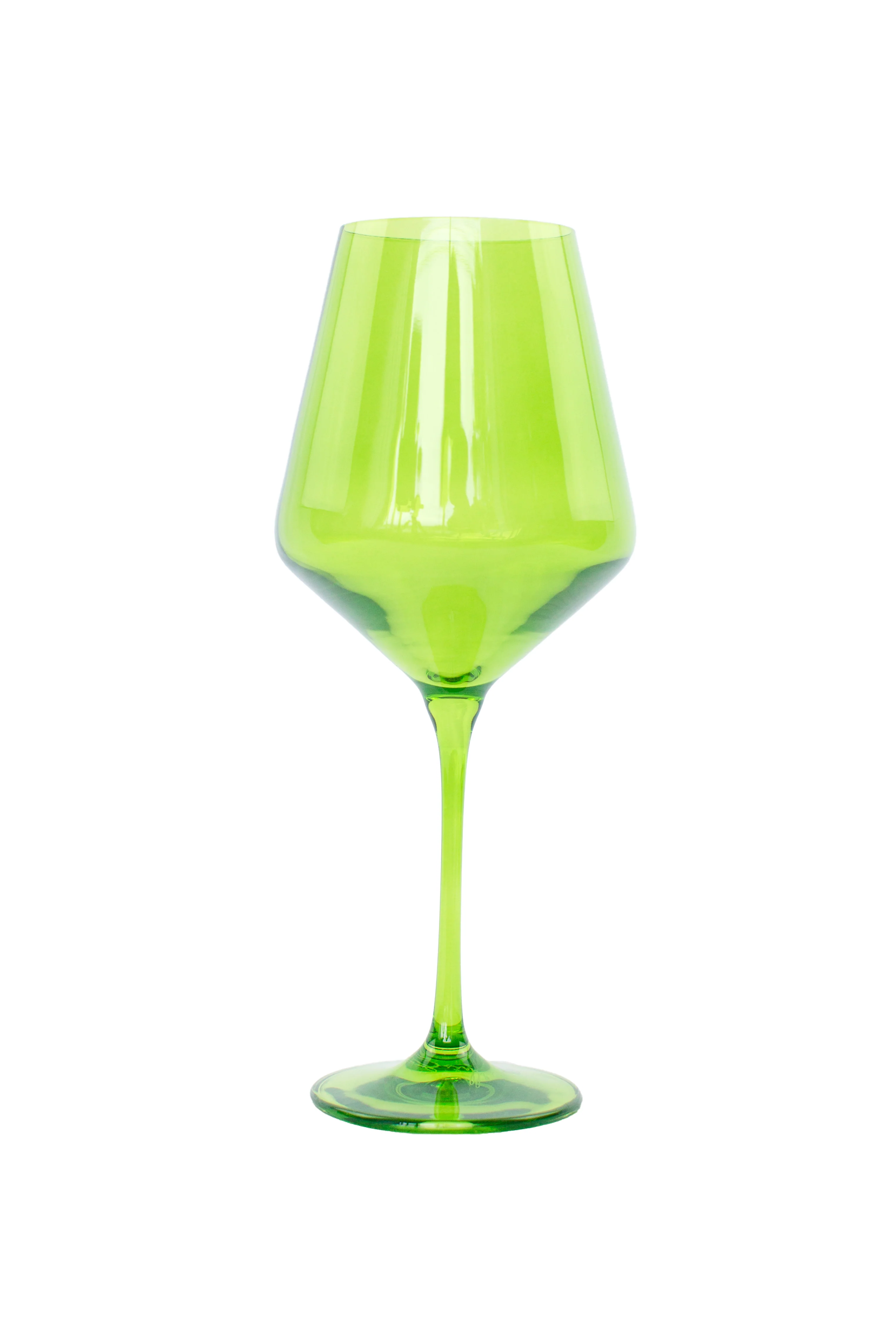 Estelle Colored Wine Stemware - Set of 6 {Forest Green} - Image 9