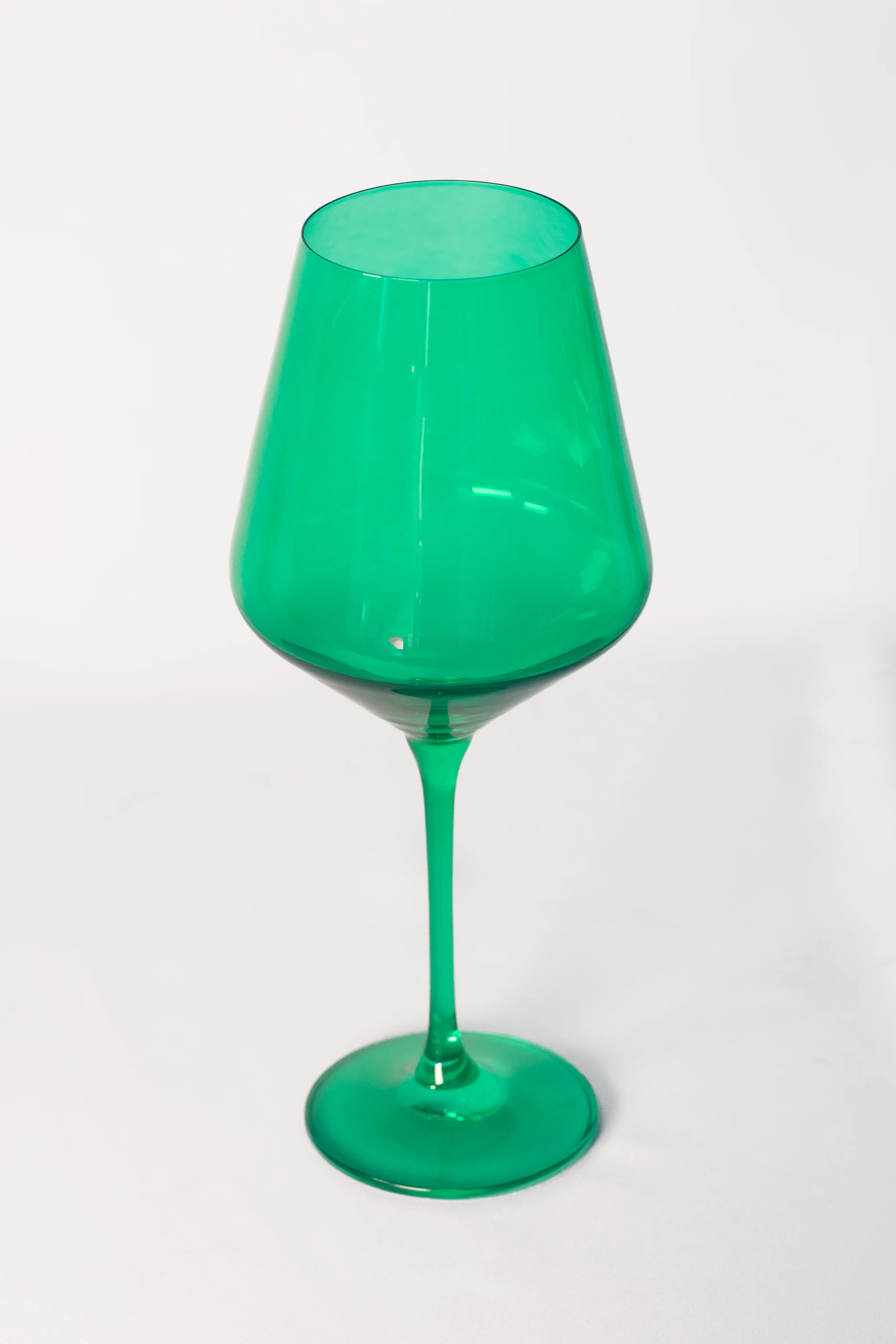 Estelle Colored Wine Stemware - Set of 2 {Kelly Green} - Image 4