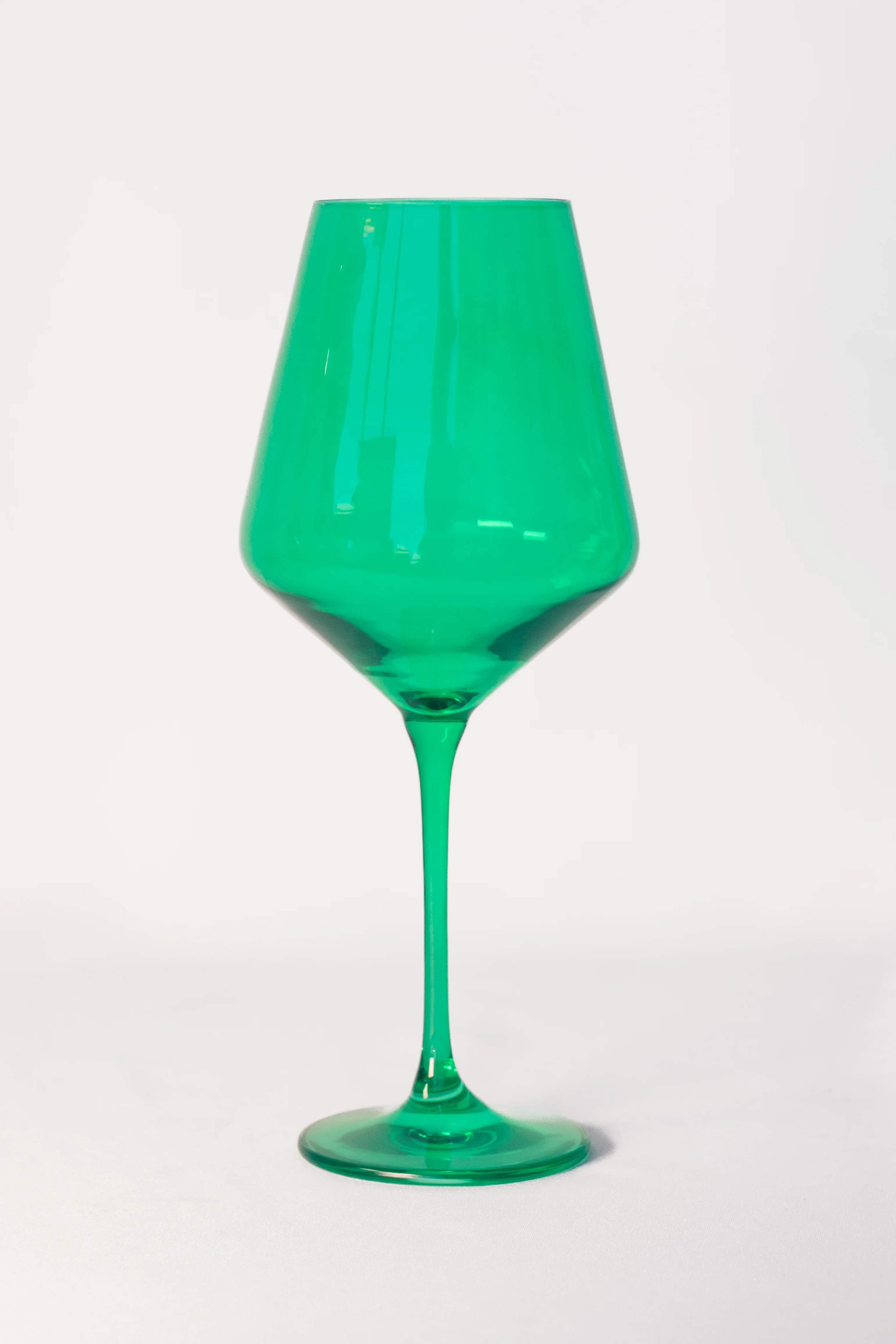 Estelle Colored Wine Stemware - Set of 6 {Kelly Green} - Image 4
